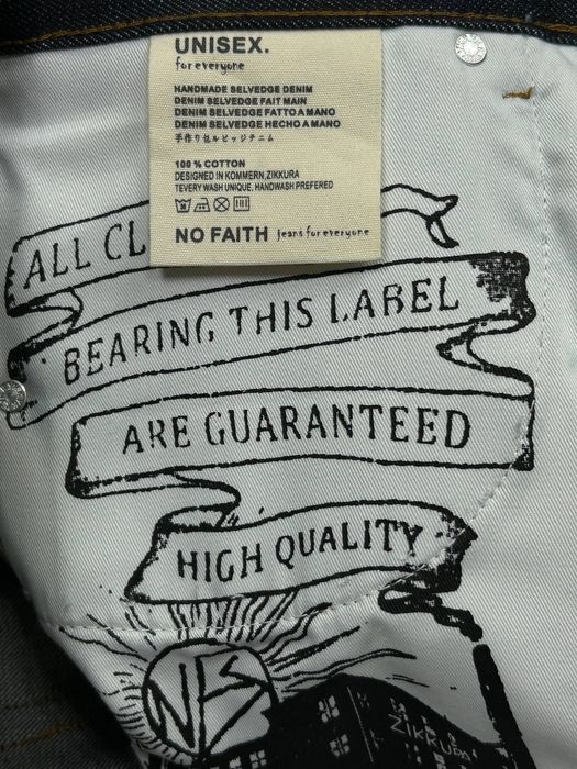 No Faith Studios Jeans blue NFS джинси сині НФС широкі джинси архівні S M L XL