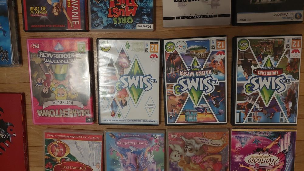 Kolekcja DVD  Barbie Sims  Gry Filmy