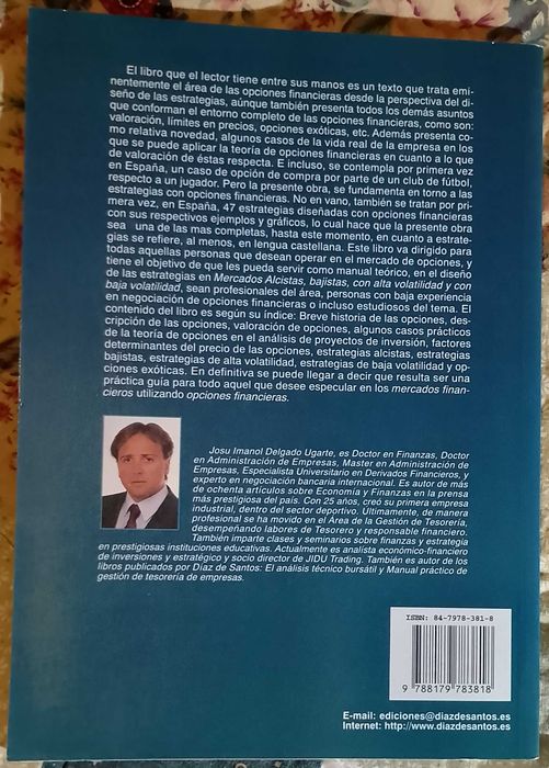 Estrategias con opciones financieras, Josu Imanol Delgado Ugarte