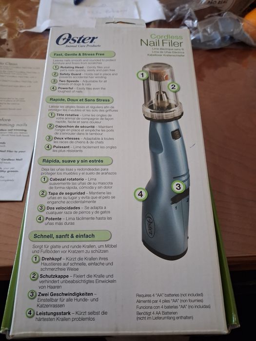 Máquina para limar unhas de cães
