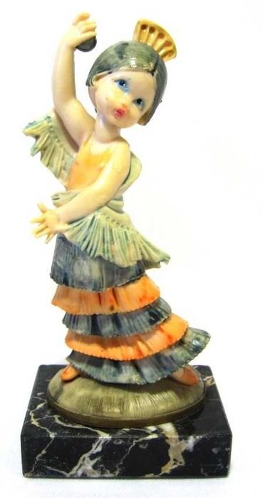 Статуетка Жінка Іспанка Композит Мармур Італія
