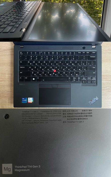 ThinkPad t14 G3 мат i7-1260p 12 ядер 16+ 512 rj45 Bat 8ч 1.4кг TypeC метал Гарантия Расрочка