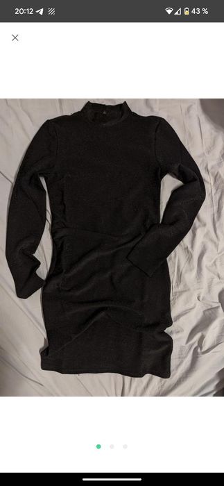 Платье обтягивающее в блёсточку