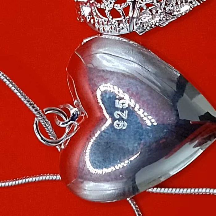 925 srebro ramka na zdjęcia naszyjnik