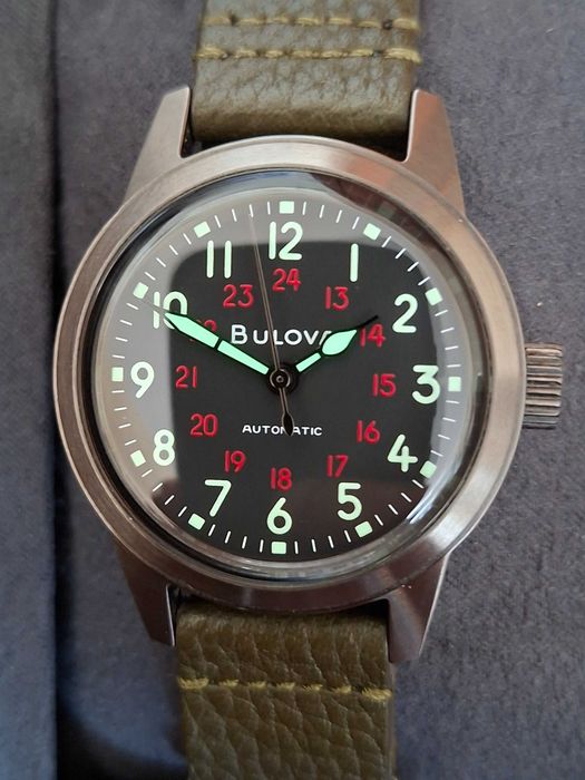 Zegarek męski Bulova Military Hack Automatic