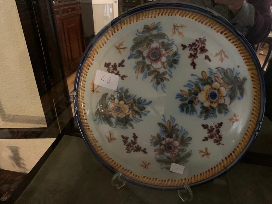 Prato em faiança portuguesa, Fábrica Santanna