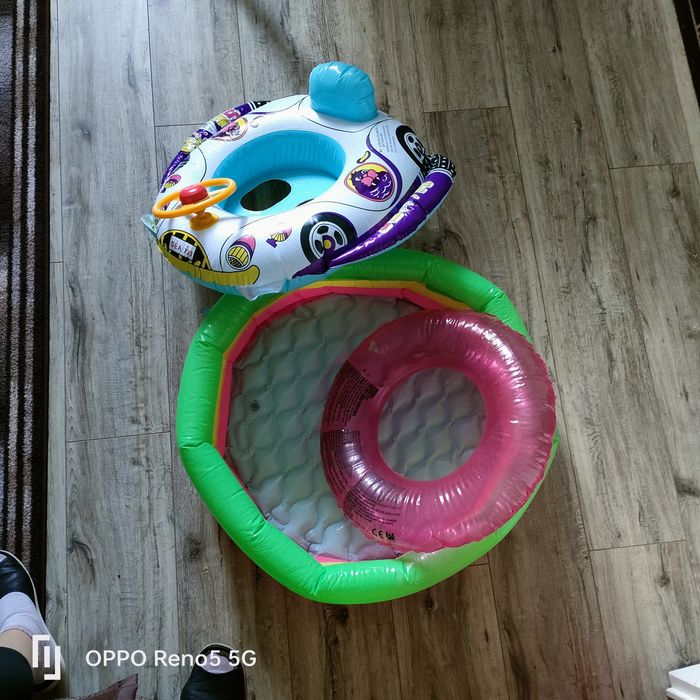 Basen dla dzieci + akcesoria do pływania