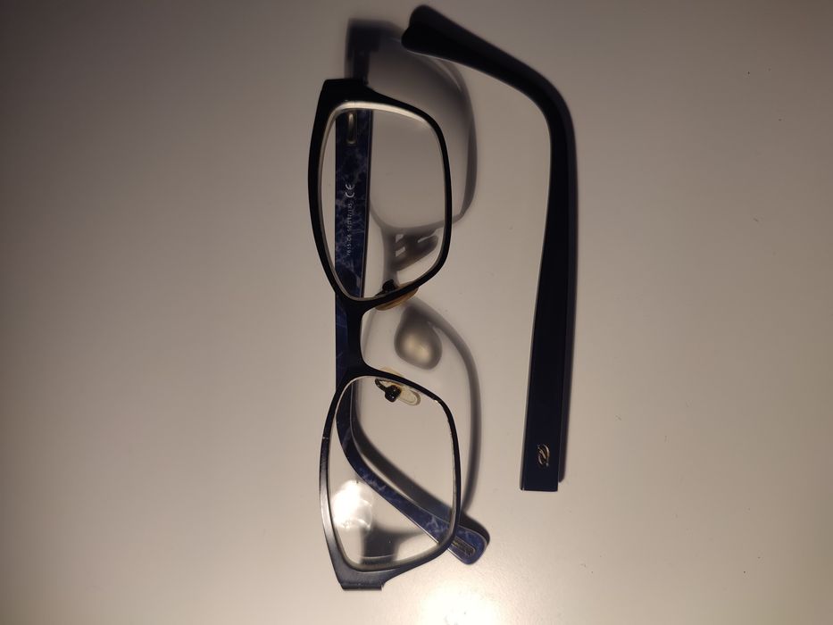 Okulary metalowe granatowe -1.5 dioptri