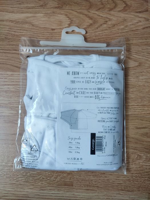 Kaftaniki dla wcześniaka 4lb 1.8 kg