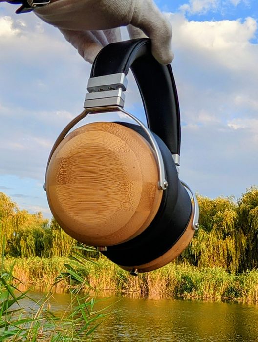Наушники  HI-FI HI-END  бамбук настройка звука Onkyo SN-1,  STAX 4000$