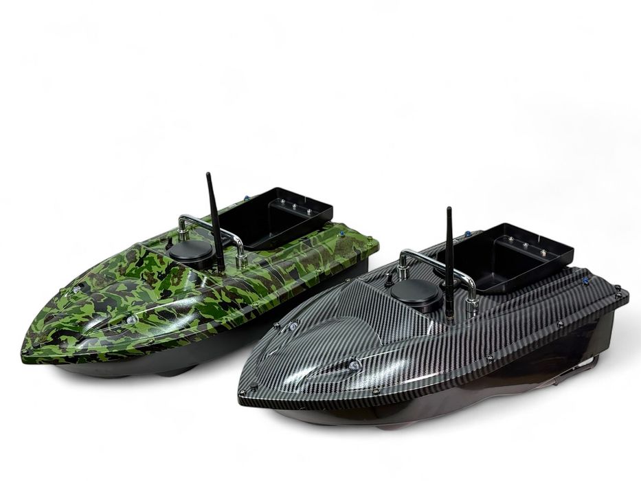 Короповий кораблик New Flytec Carbon/Camo GPS на 16 ТОЧОК, АВТОПІЛОТ