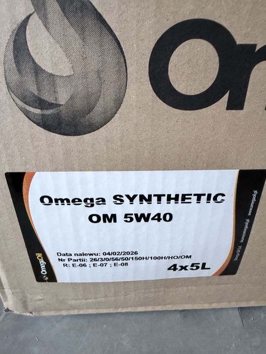 Olej Omega Oil 5W40 10W40 5l
