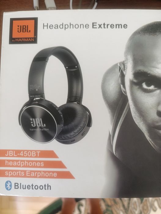 Bluetooth навушники JBL 450BT / JBL Extreme — з тріщиною
