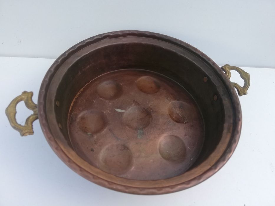 2. Miska miedziana naczynie miedziane na slimaki
