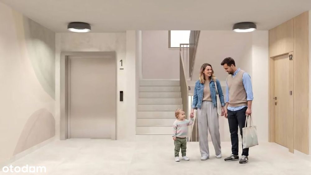 3-pokojowe mieszkanie 49m2 + loggia