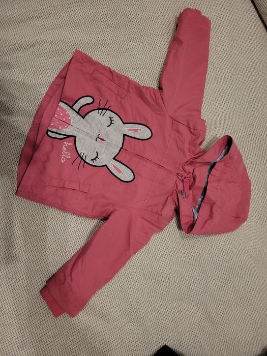 Kurtka wiosenna r. 74 różowa