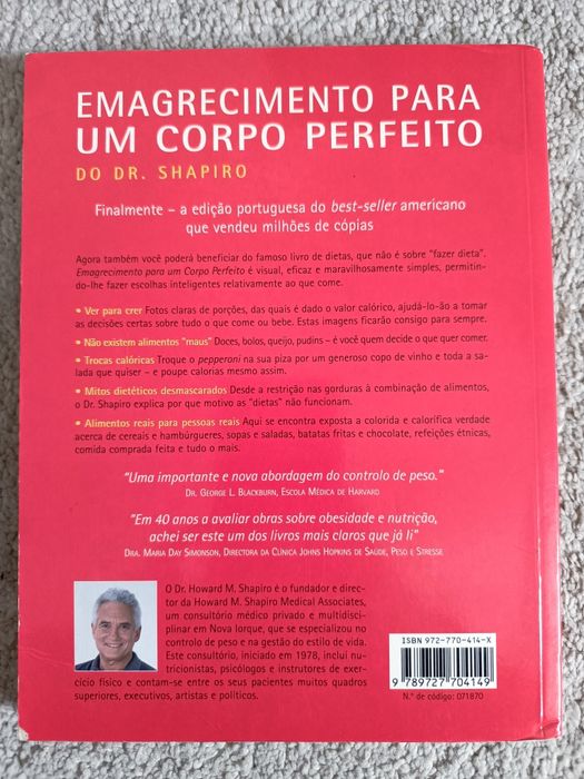 Livro Emagrecimento para um corpo Perfeito