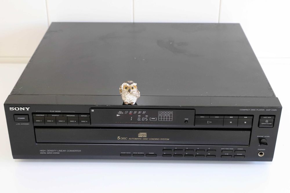 Sony CDP-C425 Compact Disc Player 5Disc
