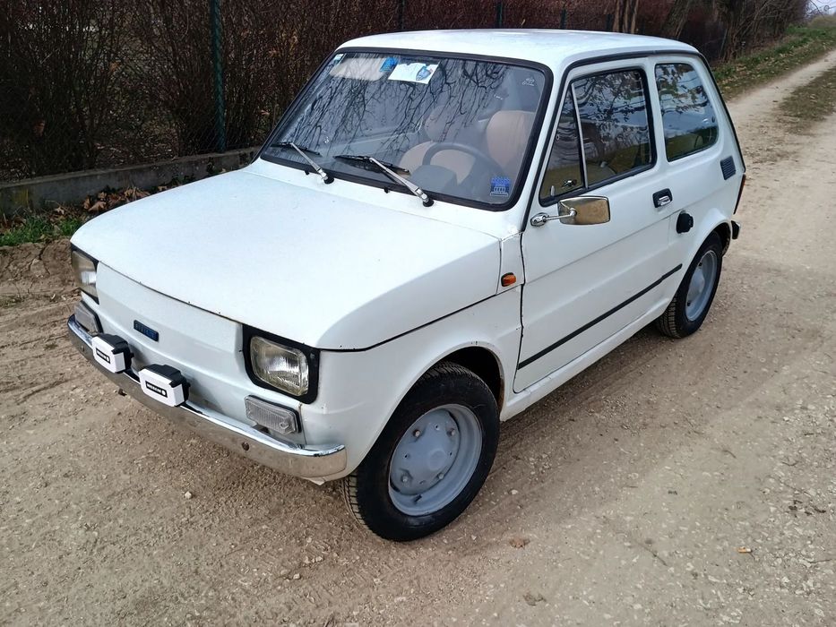 Fiat 126 Włoski Fiat 126 pierwsza seria 1973 chromowane zderzaki Maluch 126p