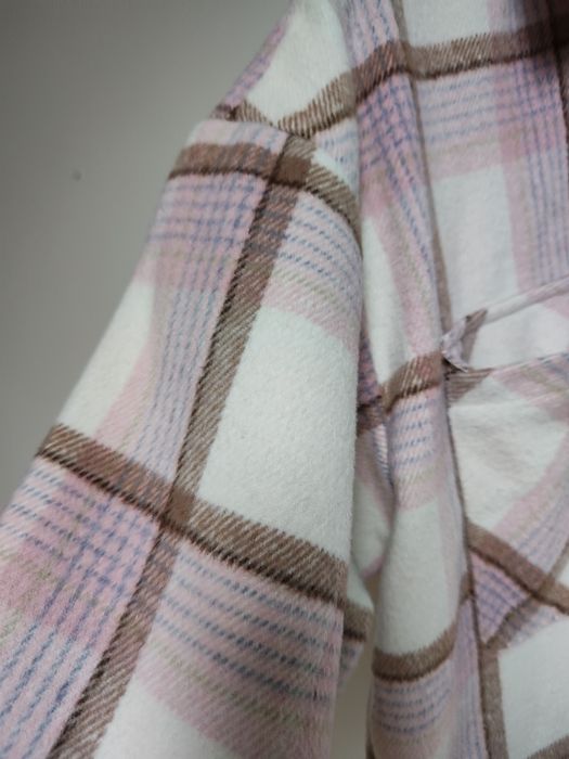 Kurtka oversize w kratkę Sinsay