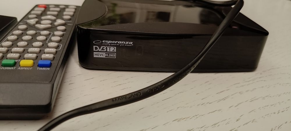 Dekoder telewizji naziemnej DVBT2 HEVC