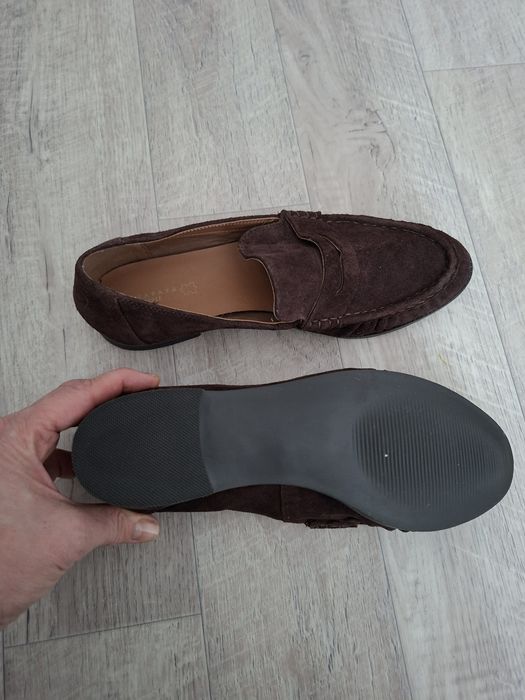 Лофери з натуральної замші