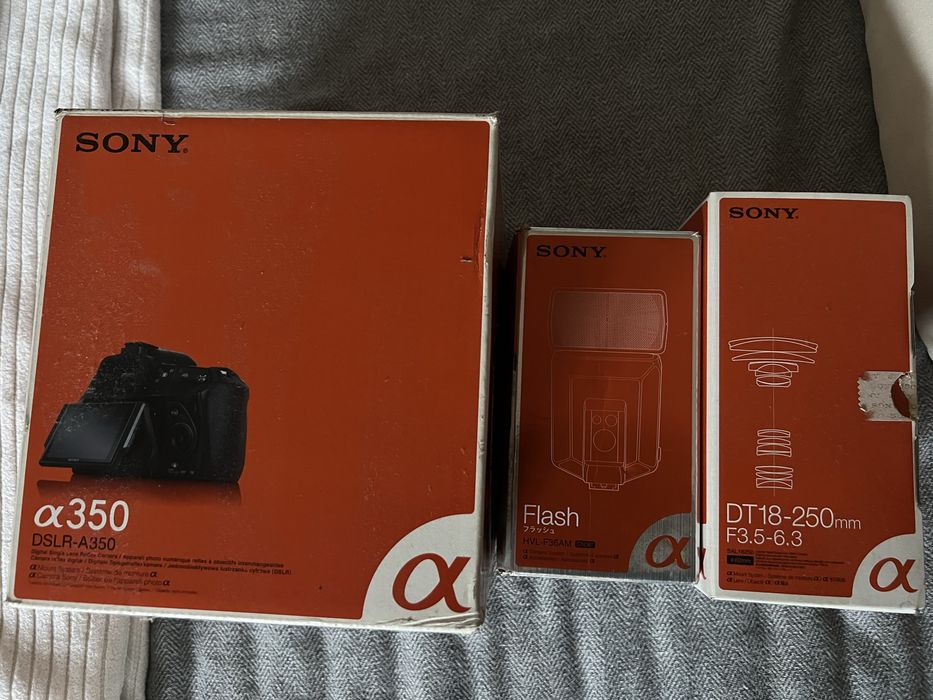 Sony a350 DSRL - lente 18/250