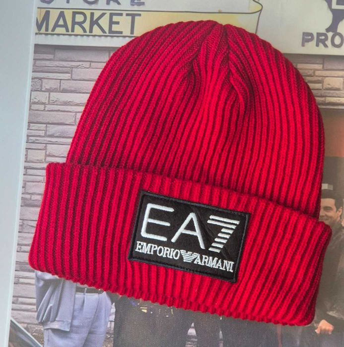 EA7 Emporio Armani beanie czapka zimowa