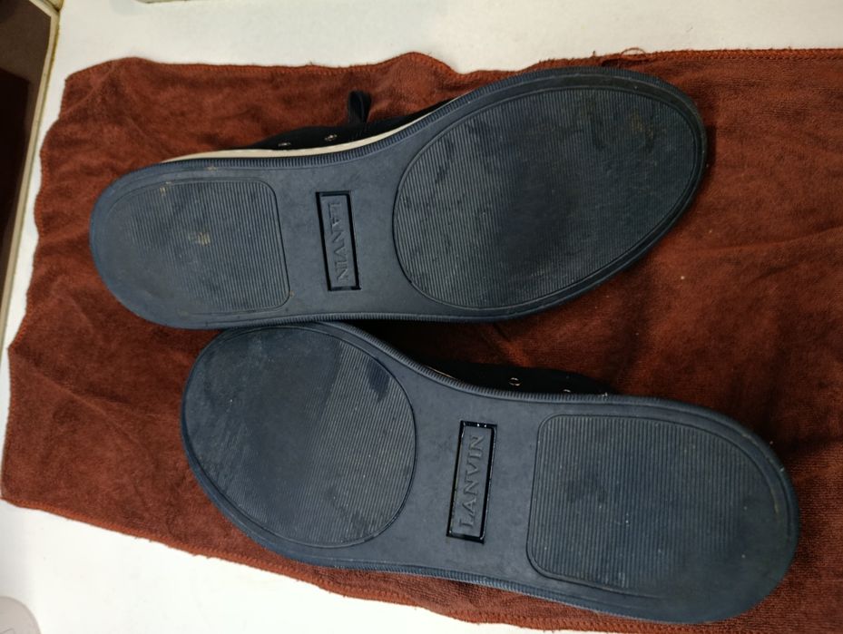 Продам фірмові кеди Lanvin. Розмір 9. Наш 44. Стан хороший. — zdjęcie 3