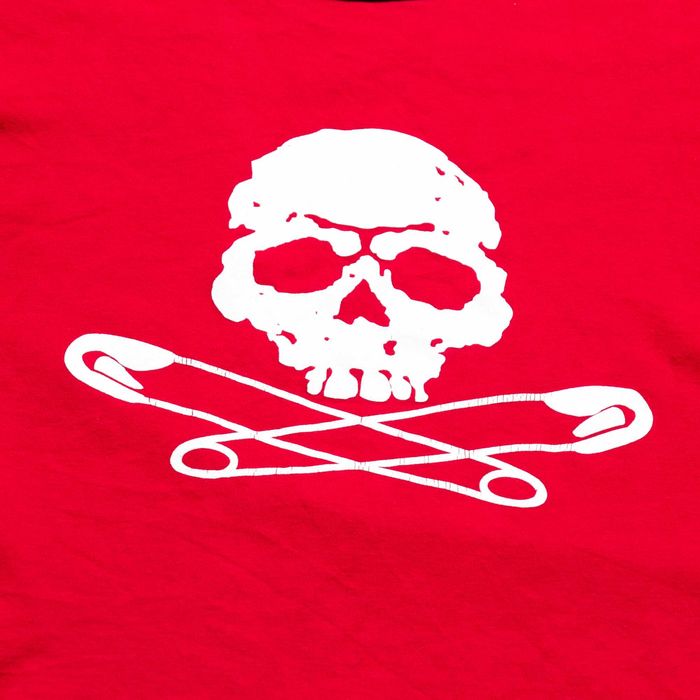 Mercy punk cropped t-shirt/longsleeve M damski