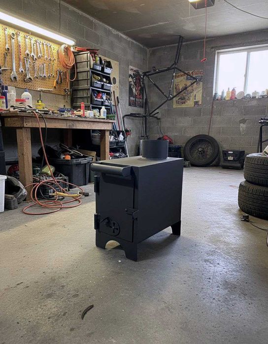 Буржуйка металева піч на дровах котел нова