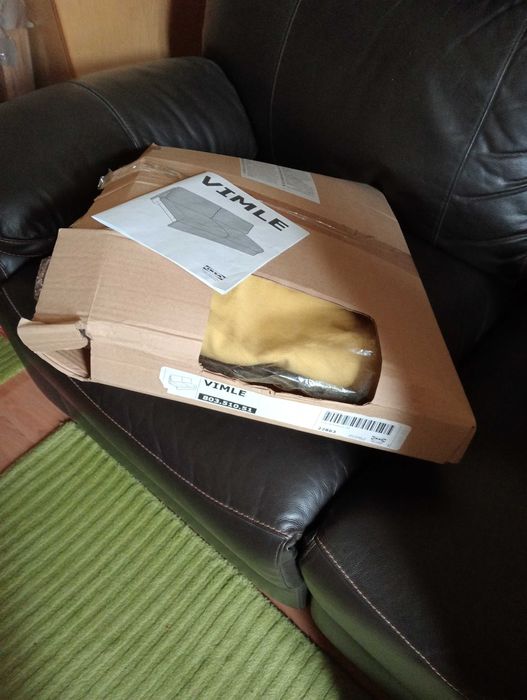 Capa para sofá VIMLE amarelo do IKEA