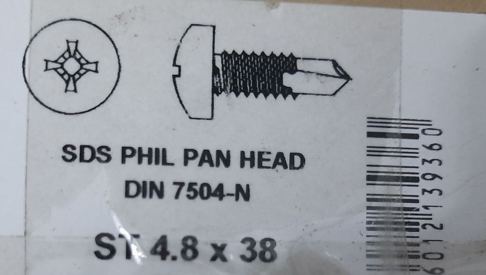 Parafusos broca zincados
