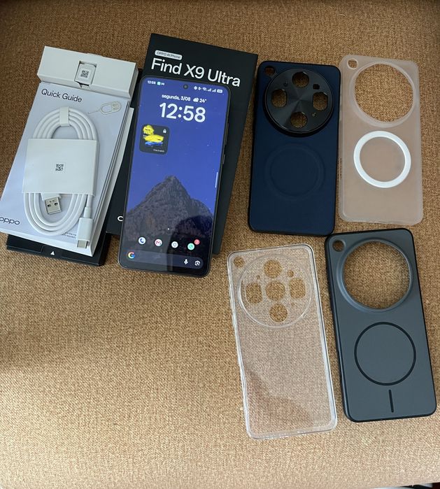 Oppo Find X9 Ultra 512GB / 12GB RAM – Como Novo + Extras (Garantia 2029)