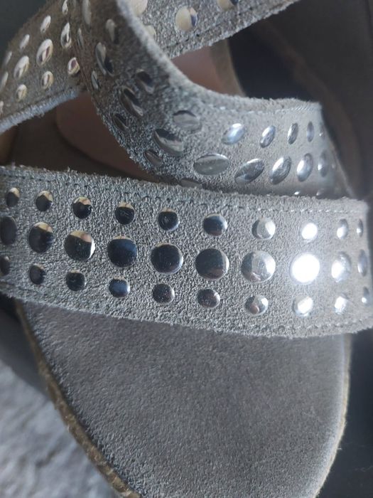 Silko sandały skóra welurowa 36 wysyłka gratis