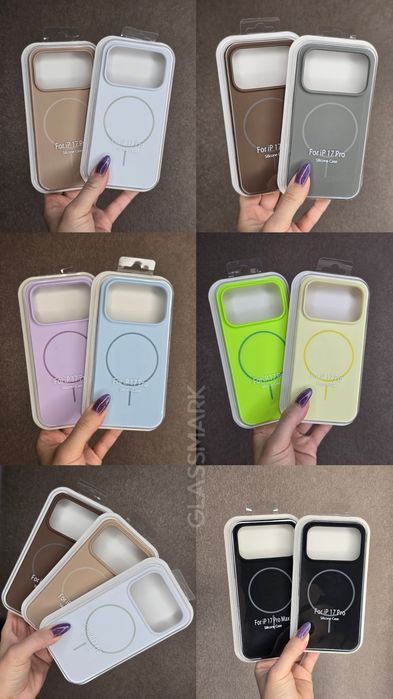 Чохол Silicone Case MagSafe iPhone 17 Pro Max силиконовый чехол 17pro