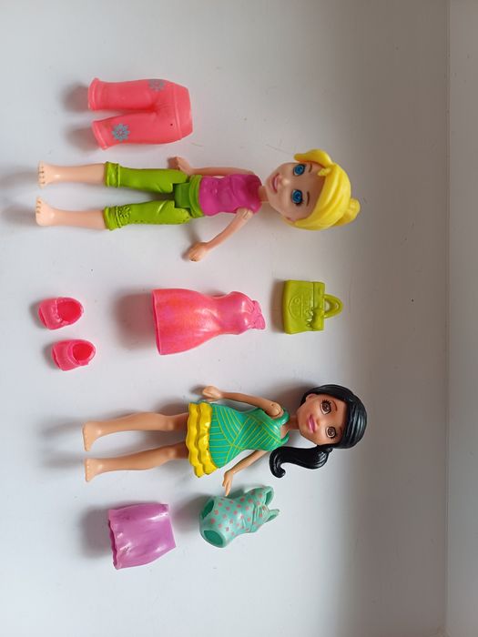 Polly pocket, bonecas e acessórios. Cada  conjunto 8€.