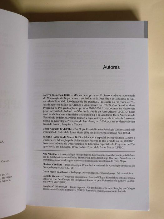 Neurologia e Aprendizagem
de Newra Tellechea Rotta