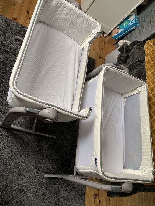 Lóżeczko dostawne z opcją bujania next2 me chicco