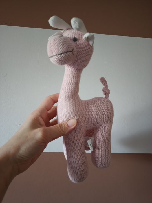 Żyrafa wykonana na szydełku kid 30cm dla niemowląt