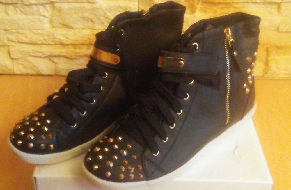 Buty trampki SNEAKERSY sportowe z ćwiekami roz.40