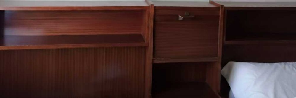 conjunto 3 camas de solteiro com arrumação integrada