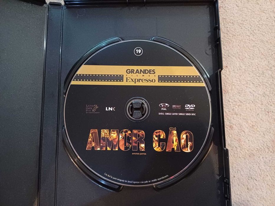 DVD- Amor Cão, de Alejandro G Iñárritu, c Emilio Echevarría, GG Bernal