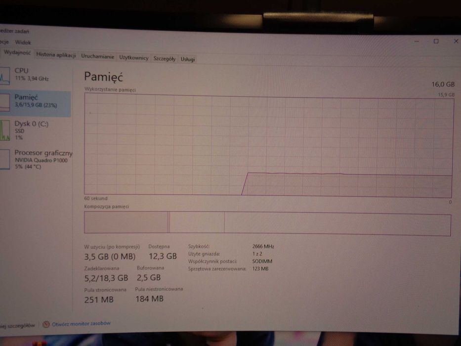 Lenovo ThinkStation P330, I7-8700t, 256GB SSD, 16GB RAM, Quadro P1000