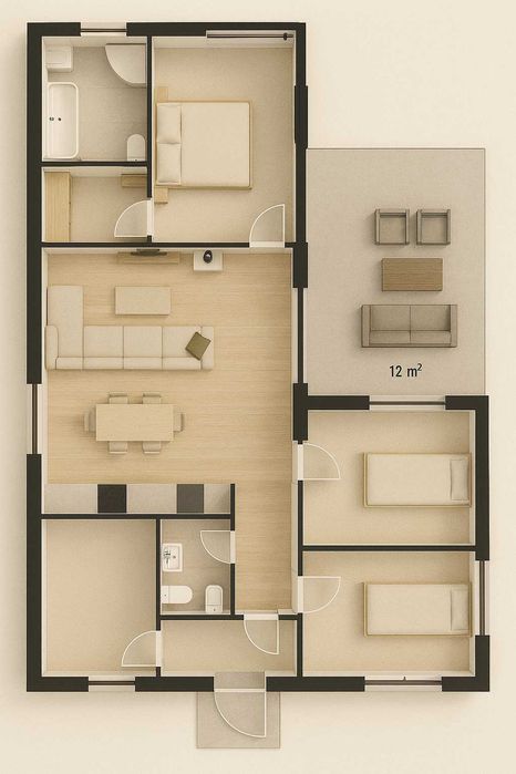 Продам новий будинок 112 кв. Новоолександрівка КМ Sun Coast