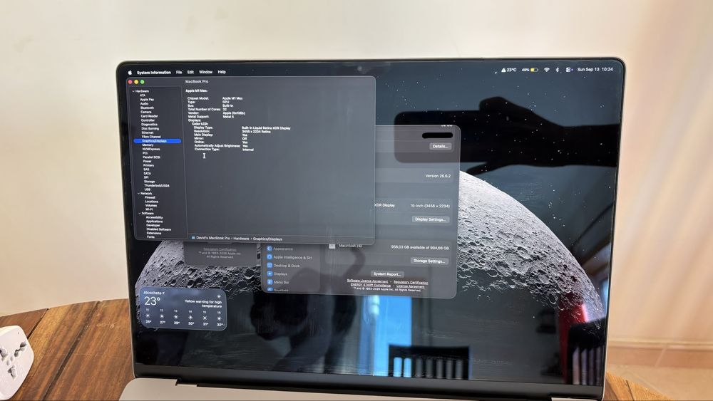 Macbook Pro 16 32cores 32gb 1tb
