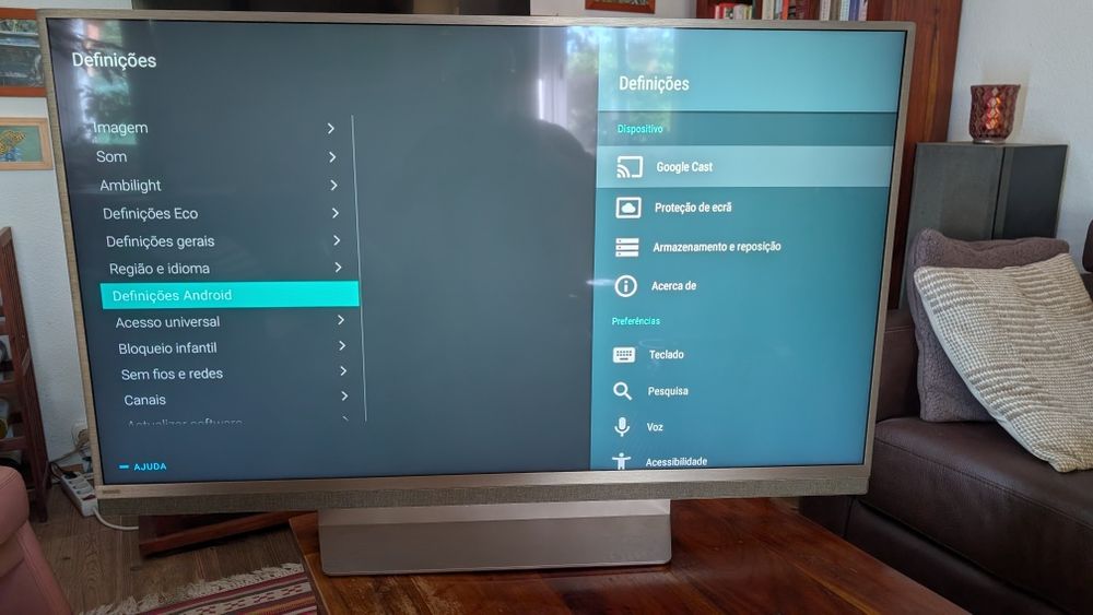 Televisão, Smart TV Philips 49" 4K (49PUS8503/12) – Ler descrição / Para peças ou uso normal