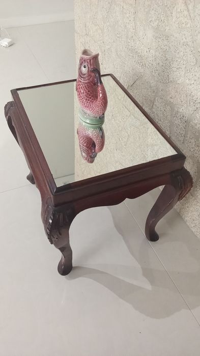 MESA ROMANTICA Base Espelho. 4 Fotos.