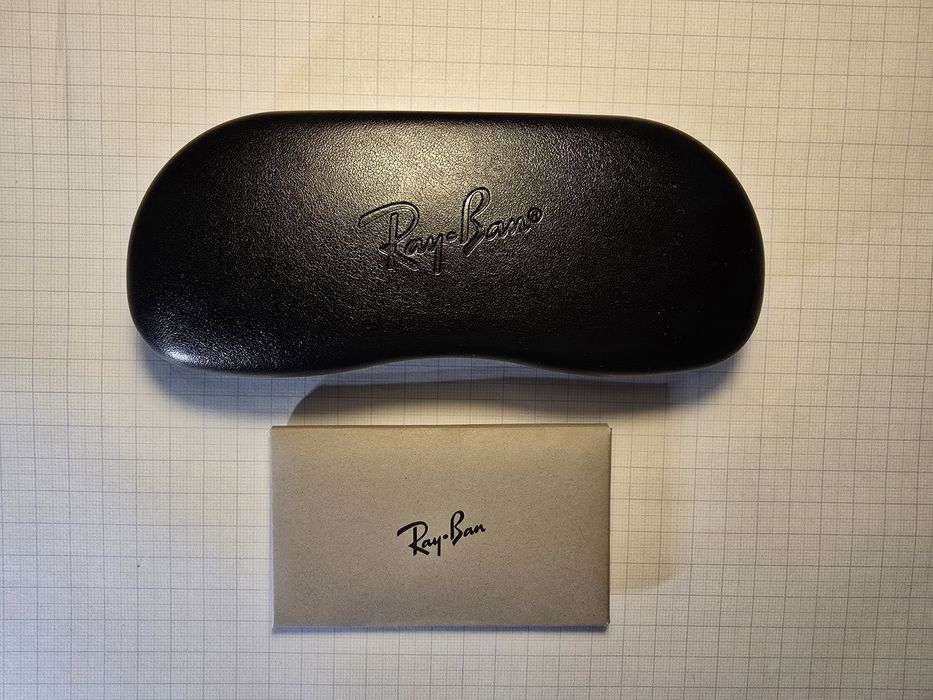 Ray-Ban futerał twardy na okulary etui + ściereczka z mikrofibry Ray Ban. Nowy. Uniwersalny. Duży