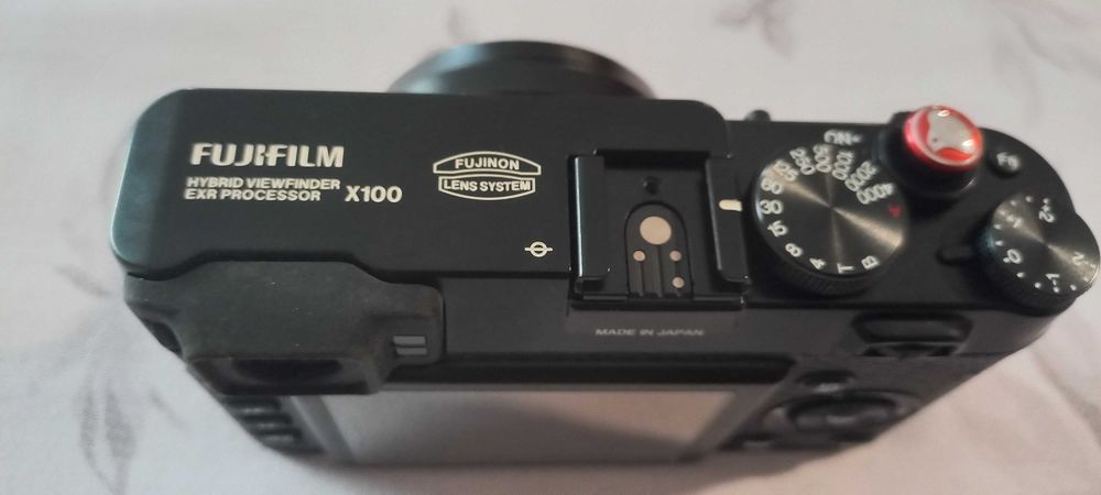Máquina fotográfica fujifilm hybrid viewfinder x100 expert exr black preta edição limitada